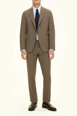 Regular Fit Microstructure Blazer