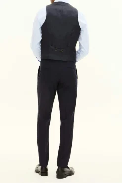 Regular Fit Microstructure Trousers