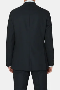 Regular Fit Microstructure Blazer
