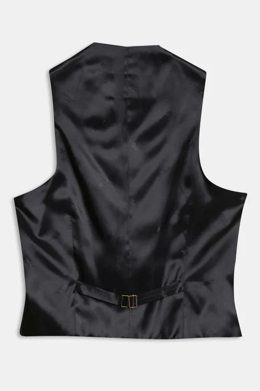 Regular Fit Microstructure Waistcoat