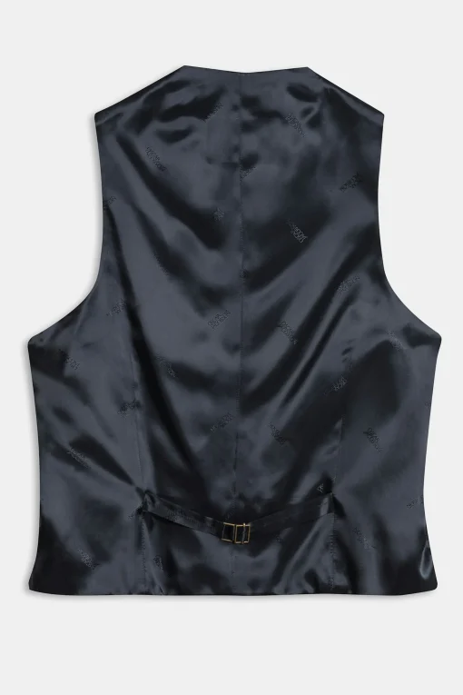 Regular Fit Microstructure Waistcoat