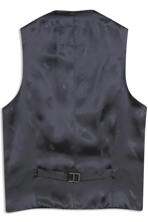 Regular Fit Microstructure Waistcoat