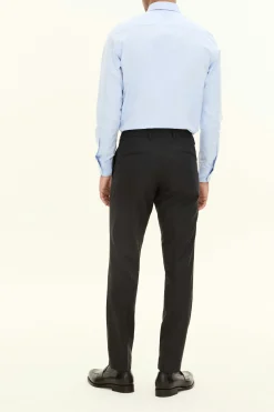 Regular Fit Microstructure Trousers
