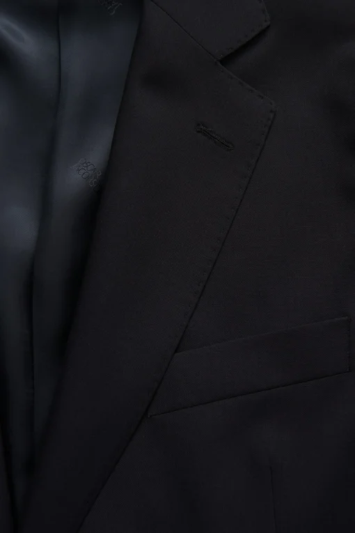 Regular Fit Microstructure Blazer