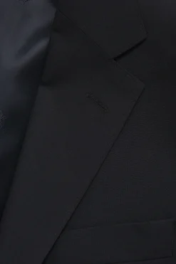 Regular Fit Microstructure Blazer