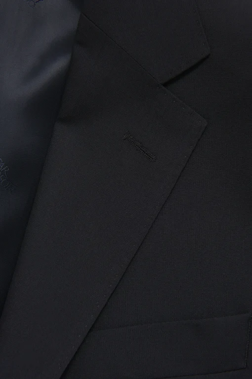 Regular Fit Microstructure Blazer