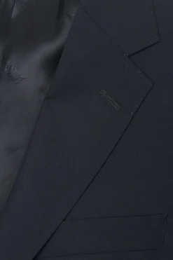 Regular Fit Microstructure Blazer