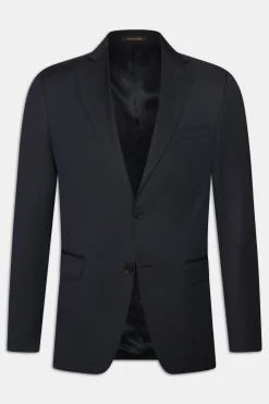Regular Fit Microstructure Blazer