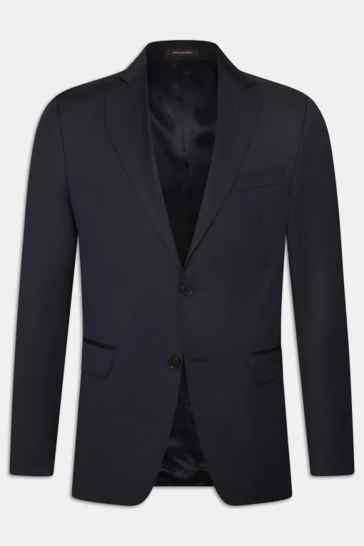 Regular Fit Microstructure Blazer