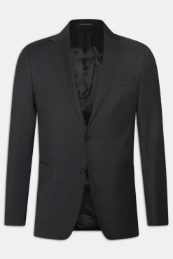 Regular Fit Microstructure Blazer