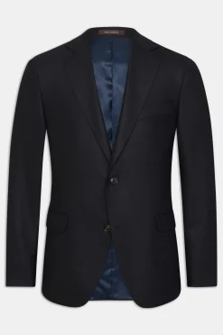 Regular Fit Microstructure Blazer