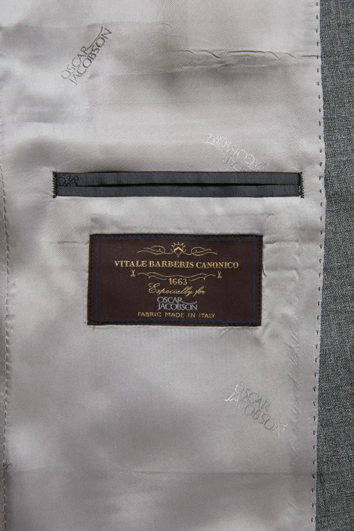 Regular Fit Microstructure Blazer