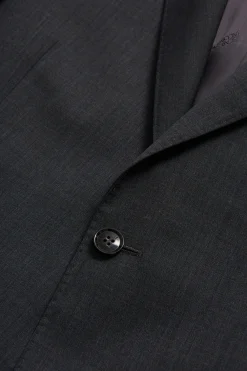 Regular Fit Microstructure Blazer