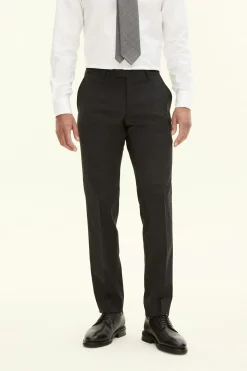 Regular Fit Microstructure Trousers