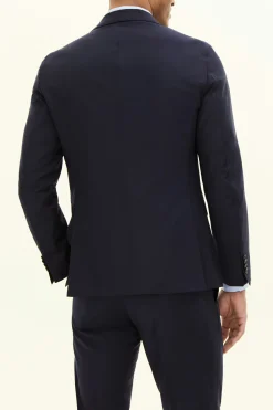 Regular Fit Microstructure Blazer