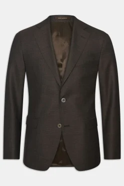 Regular Fit Microstructure Blazer