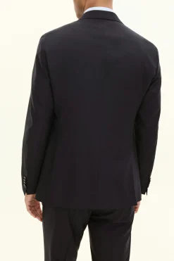 Regular Fit Microstructure Blazer