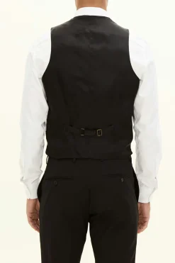 Regular Fit Microstructure Waistcoat