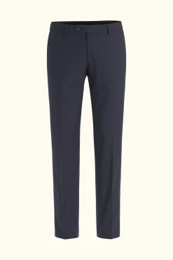 Regular Fit Microstructure Trousers