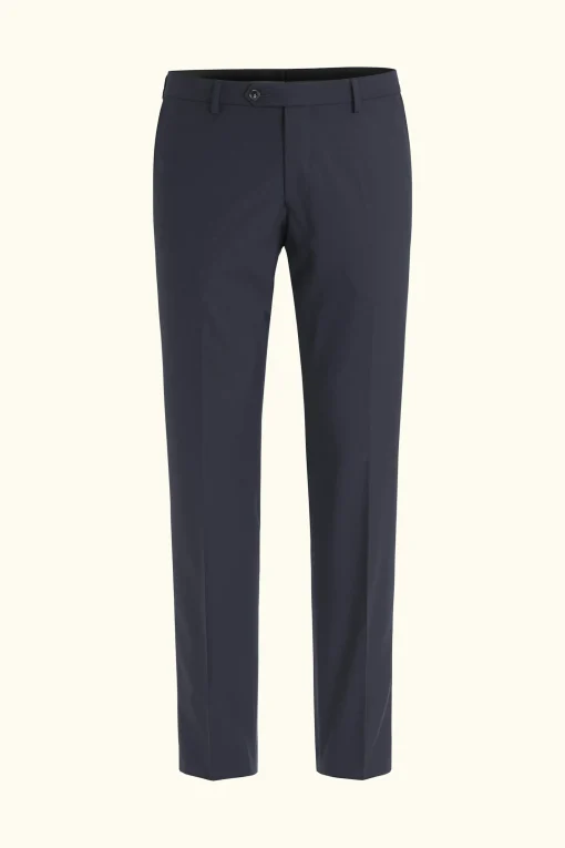 Regular Fit Microstructure Trousers