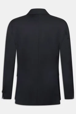 Regular Fit Microstructure Blazer