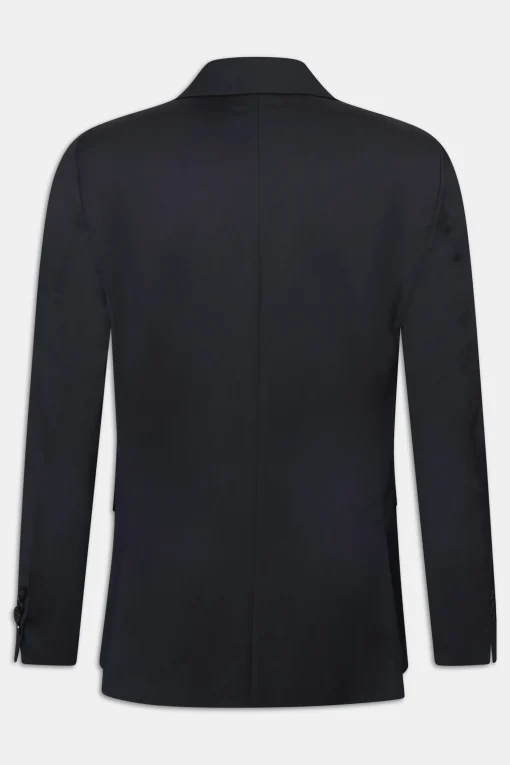 Regular Fit Microstructure Blazer