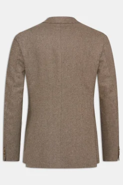 Regular Fit Microstructure Blazer