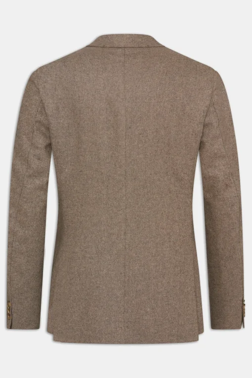 Regular Fit Microstructure Blazer