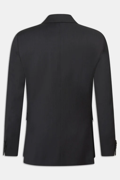 Regular Fit Microstructure Blazer