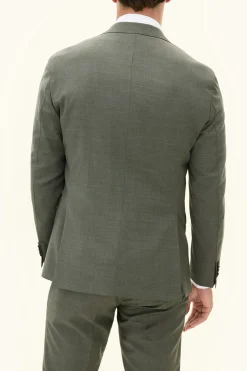 Regular Fit Microstructure Blazer