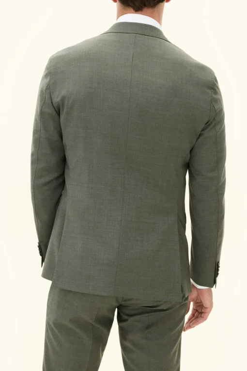 Regular Fit Microstructure Blazer