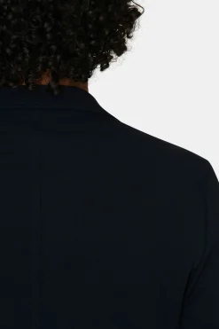 Regular Fit Microstructure Blazer