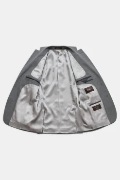 Regular Fit Microstructure Blazer