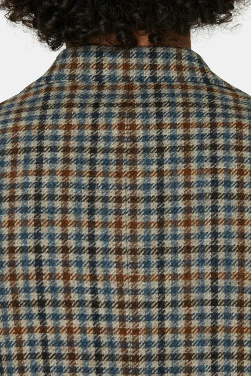 Regular Fit Microstructure Blazer