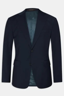 Regular Fit Microstructure Blazer