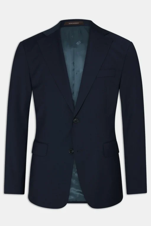 Regular Fit Microstructure Blazer