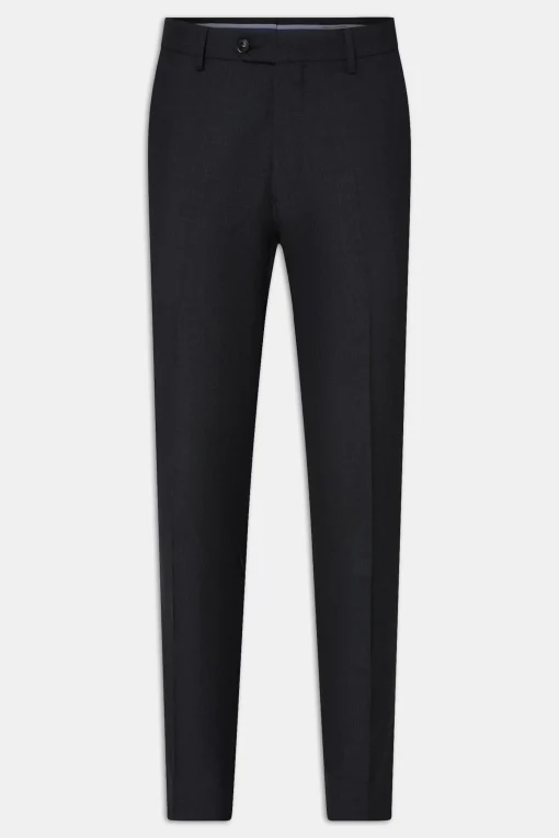 Regular Fit Microstructure Trousers