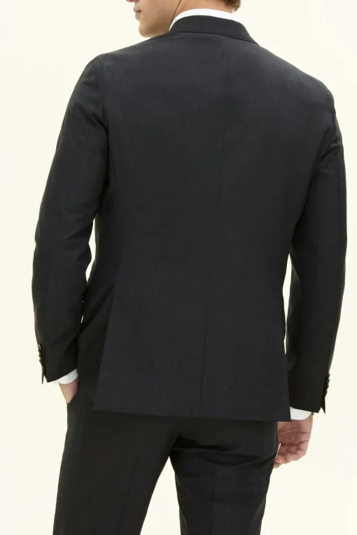Regular Fit Microstructure Blazer