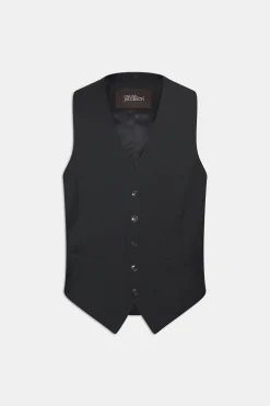 Regular Fit Microstructure Waistcoat
