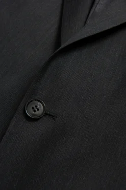 Regular Fit Microstructure Blazer
