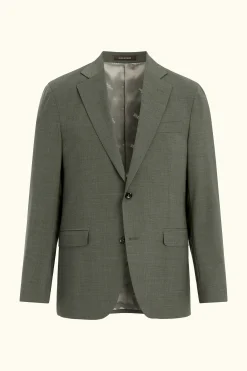 Regular Fit Microstructure Blazer