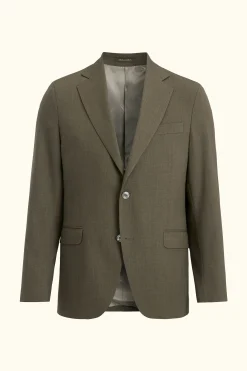 Regular Fit Microstructure Blazer