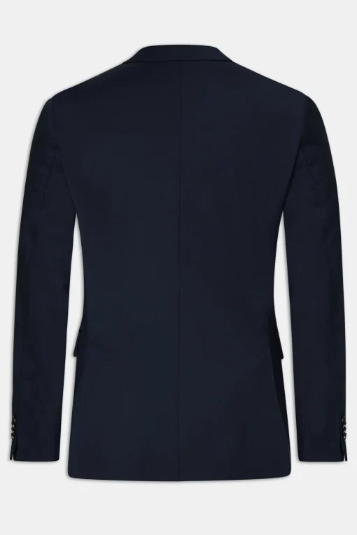 Regular Fit Microstructure Blazer