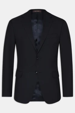 Regular Fit Microstructure Blazer