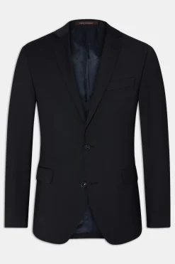 Regular Fit Microstructure Blazer