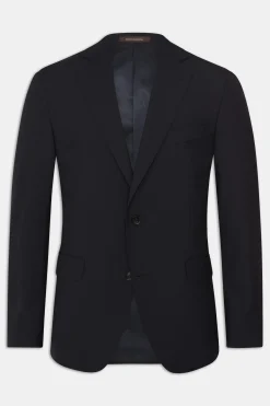Regular Fit Microstructure Blazer