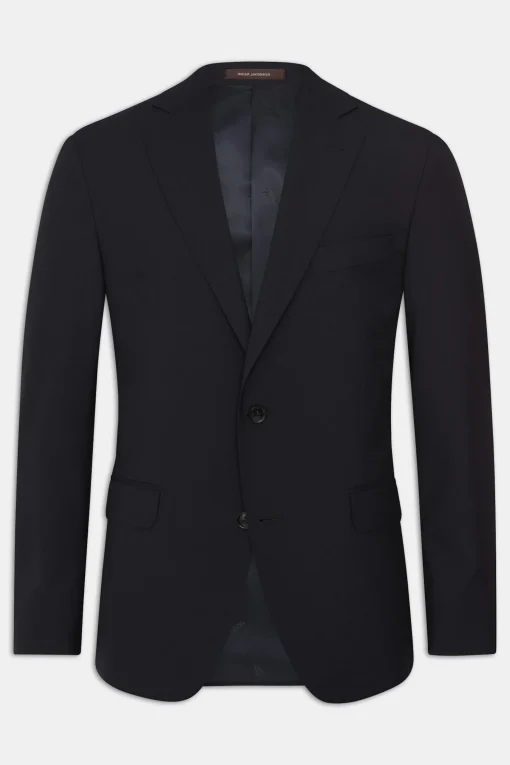 Regular Fit Microstructure Blazer