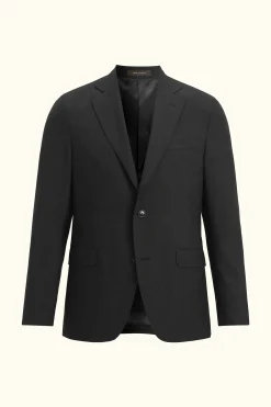 Regular Fit Microstructure Blazer