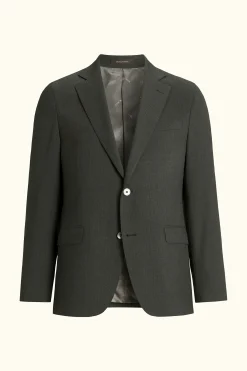 Regular Fit Microstructure Blazer