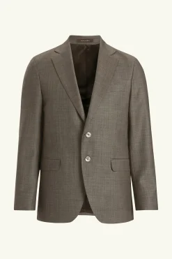 Regular Fit Microstructure Blazer